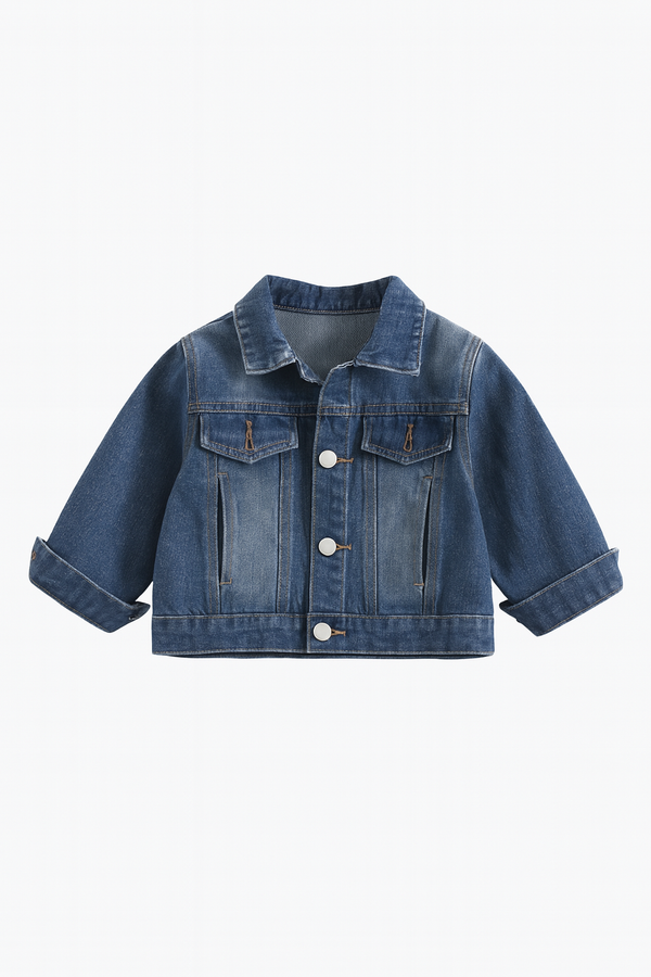 Veste en Coton Premium pour Enfants – Élégance Printanière & Automnale